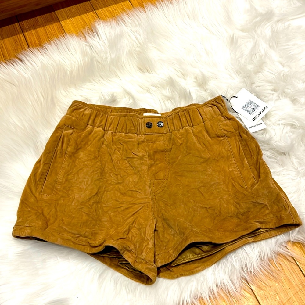 Zadig & Voltaire Suede Shorts
